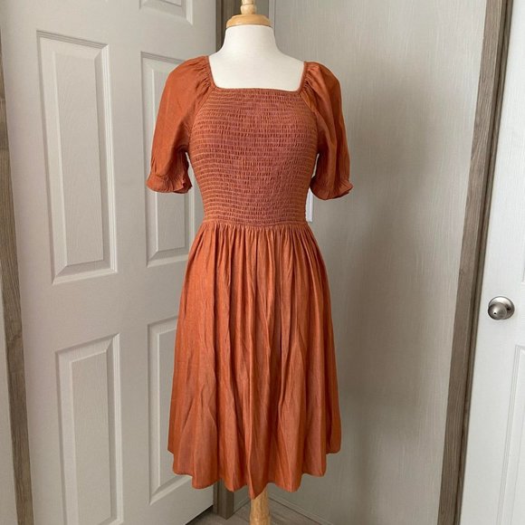 Mikarose Dresses & Skirts - MikaRose Smocked Pumpkin Dress